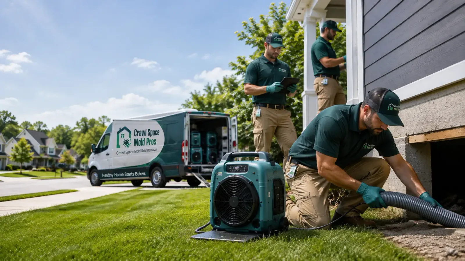 Crawl Space Mold Removal in Crozier, VA
